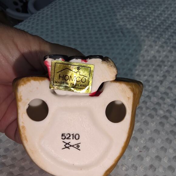 VINTAGE HOMCO HOME INTERIORS SET OF 4 CHRISTMAS MOUSES MICE - Picture 4 of 4